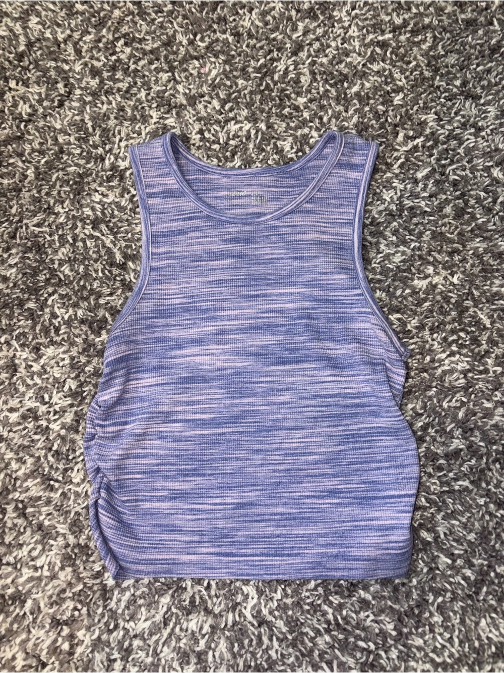 aerie Purple/Pink Ruched Tank Top